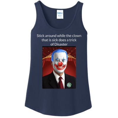 Joe Biden Clown Disaster Funny USA Ladies Essential Tank