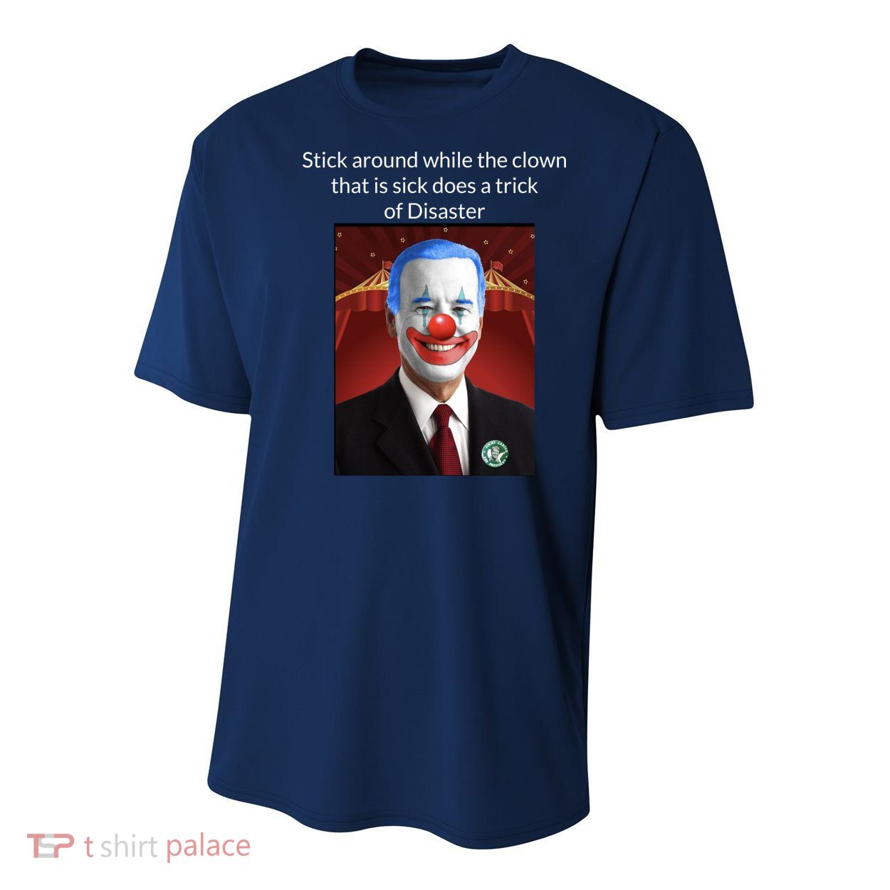 Joe Biden Clown Disaster Funny USA Youth Performance Sprint T-Shirt