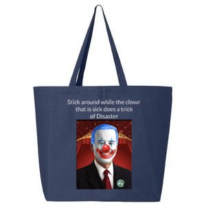 Joe Biden Clown Disaster Funny USA 25L Jumbo Tote