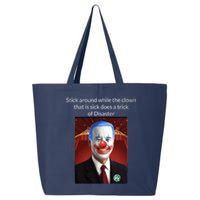 Joe Biden Clown Disaster Funny USA 25L Jumbo Tote