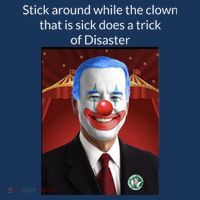 Joe Biden Clown Disaster Funny USA Tank Top