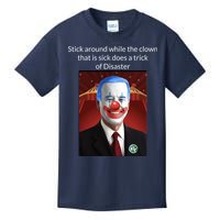 Joe Biden Clown Disaster Funny USA Kids T-Shirt