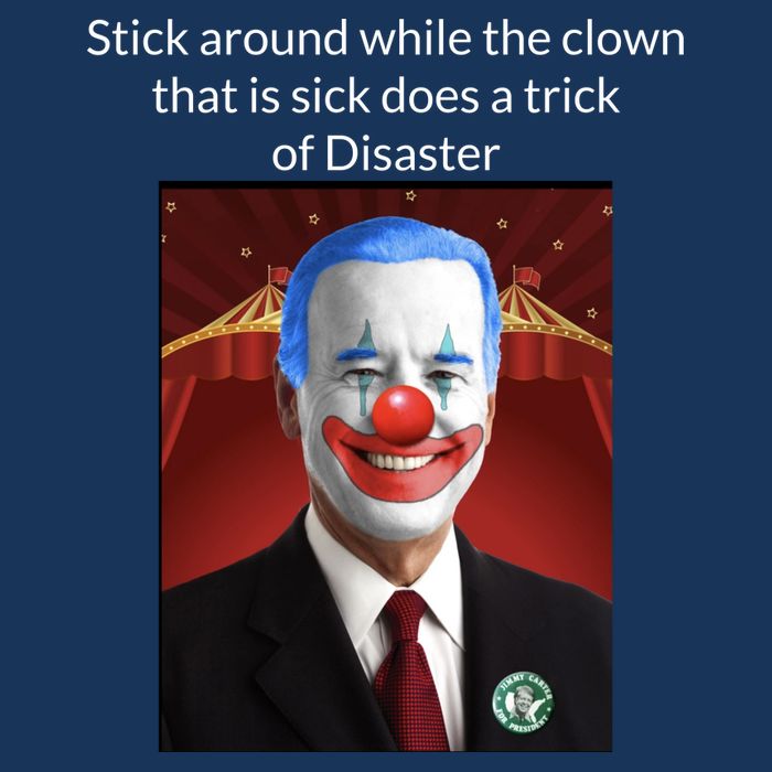 Joe Biden Clown Disaster Funny USA Kids T-Shirt