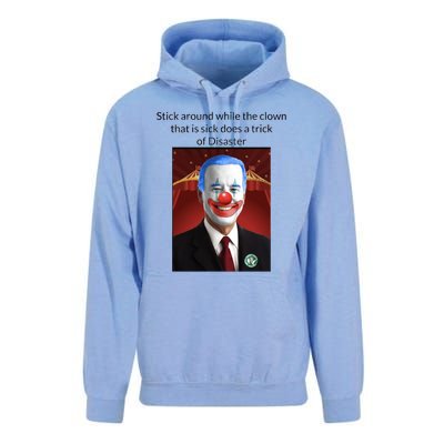 Joe Biden Clown Disaster Funny USA Unisex Surf Hoodie