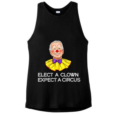 Joe Biden Elected A Clown Circus Ladies PosiCharge Tri-Blend Wicking Tank