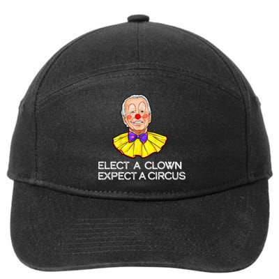 Joe Biden Elected A Clown Circus 7-Panel Snapback Hat