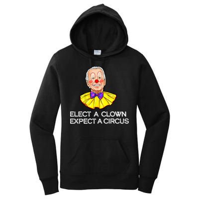 Joe Biden Elected A Clown Circus Women's Pullover Hoodie