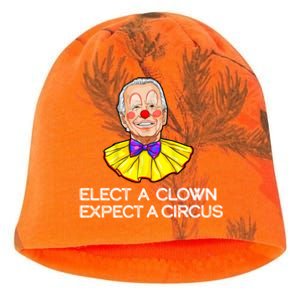 Joe Biden Elected A Clown Circus Kati - Camo Knit Beanie