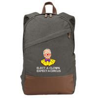 Joe Biden Elected A Clown Circus Cotton Canvas Backpack