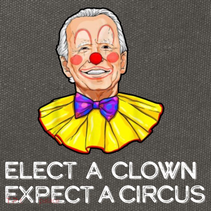 Joe Biden Elected A Clown Circus Cotton Canvas Backpack