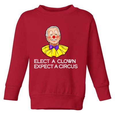 Joe Biden Elected A Clown Circus Toddler Sweatshirt