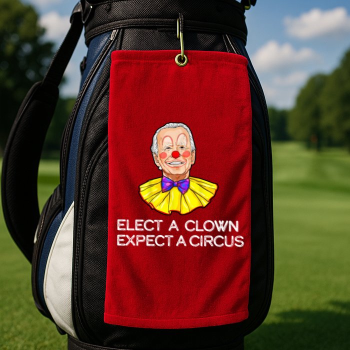Joe Biden Elected A Clown Circus Golf Towel