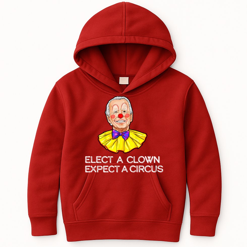 Joe Biden Elected A Clown Circus Kids Hoodie
