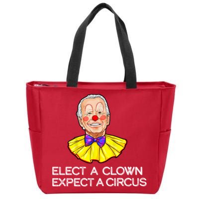 Joe Biden Elected A Clown Circus Zip Tote Bag