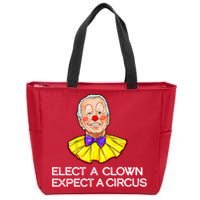 Joe Biden Elected A Clown Circus Zip Tote Bag
