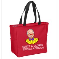 Joe Biden Elected A Clown Circus Zip Tote Bag