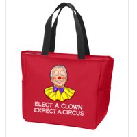Joe Biden Elected A Clown Circus Zip Tote Bag