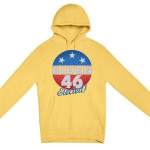 Joe Biden For 46th President Elected  Premium Pullover Hoodie