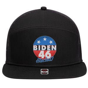 Joe Biden For 46th President Elected  7 Panel Mesh Trucker Snapback Hat