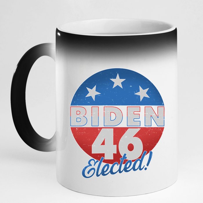 Joe Biden For 46th President Elected  11oz Black Color Changing Mug