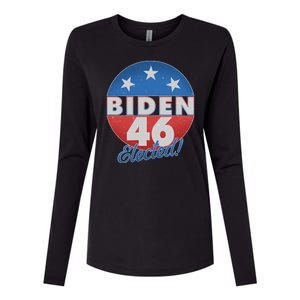 Joe Biden For 46th President Elected  Womens Cotton Relaxed Long Sleeve T-Shirt