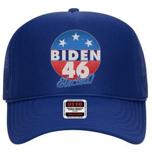 Joe Biden For 46th President Elected  High Crown Mesh Back Trucker Hat