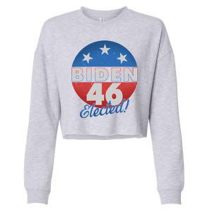 Joe Biden For 46th President Elected  Cropped Pullover Crew