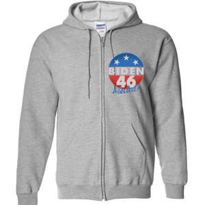 Joe Biden For 46th President Elected  Full Zip Hoodie