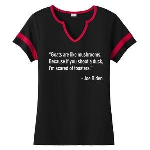 Joe Biden Funny Quote Ladies Halftime Notch Neck Tee