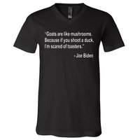 Joe Biden Funny Quote V-Neck T-Shirt