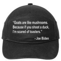 Joe Biden Funny Quote 7-Panel Snapback Hat