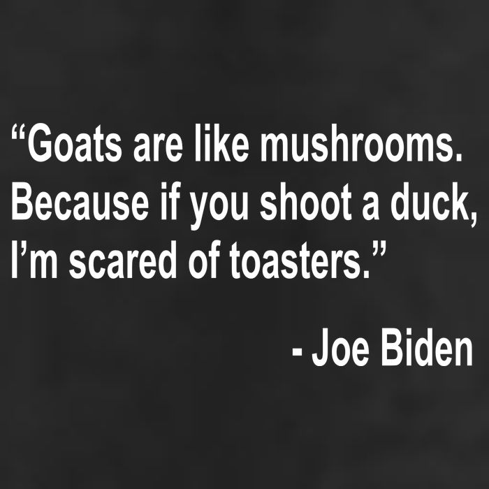 Joe Biden Funny Quote Golf Towel