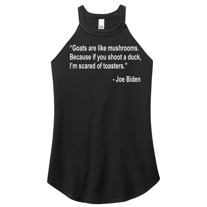 Joe Biden Funny Quote Women's Perfect Tri Rocker Tank