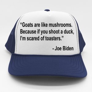 Joe Biden Funny Quote Trucker Hat