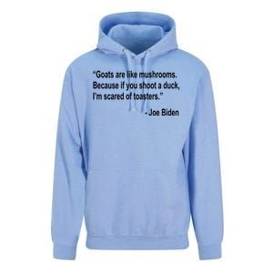 Joe Biden Funny Quote Unisex Surf Hoodie