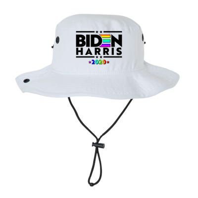 Joe Biden Kamala Harris LGBT Rainbow Stars logo Legacy Cool Fit Booney Bucket Hat