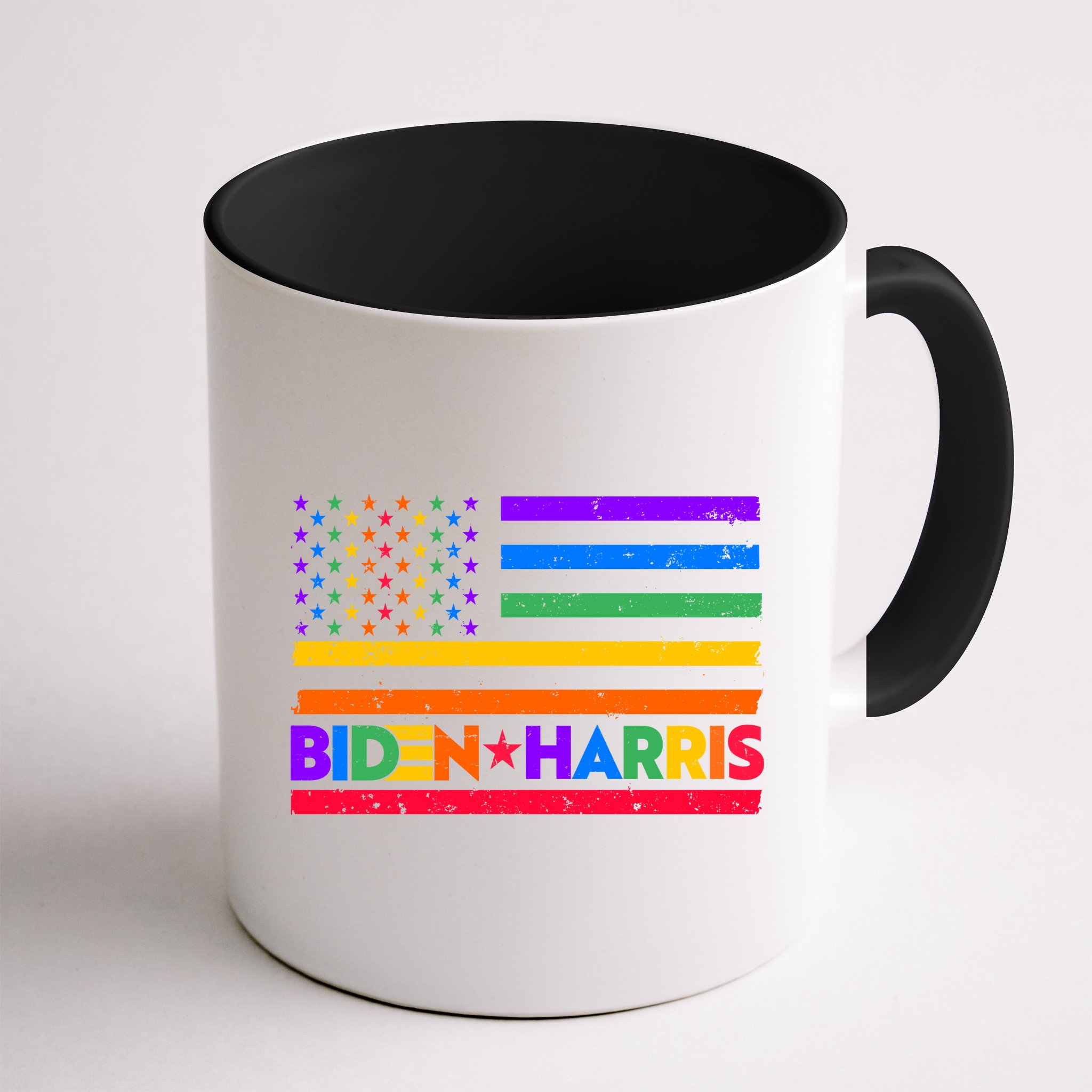 Joe Biden Kamala Harris LGBT USA Flag Mug