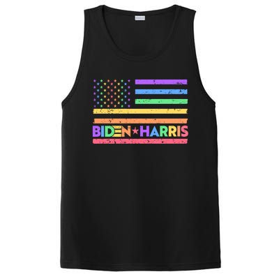 Joe Biden Kamala Harris LGBT USA Flag PosiCharge Competitor Tank