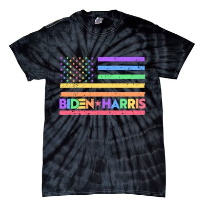 Joe Biden Kamala Harris LGBT USA Flag Tie-Dye T-Shirt