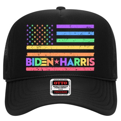 Joe Biden Kamala Harris LGBT USA Flag Trucker Hat