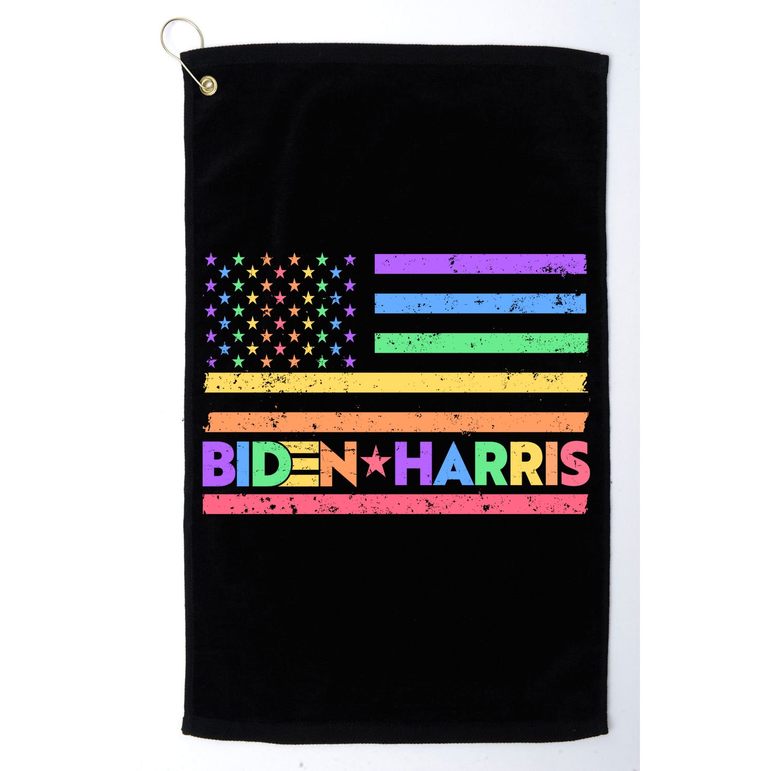 Joe Biden Kamala Harris LGBT USA Flag Golf Towel
