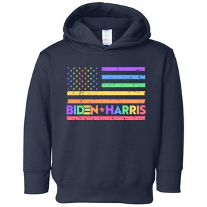 Joe Biden Kamala Harris LGBT USA Flag Toddler Hoodie