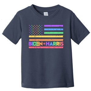 Joe Biden Kamala Harris LGBT USA Flag Toddler T-Shirt