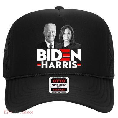 Joe Biden Kamala Harris Portraits 2020  High Crown Mesh Back Trucker Hat