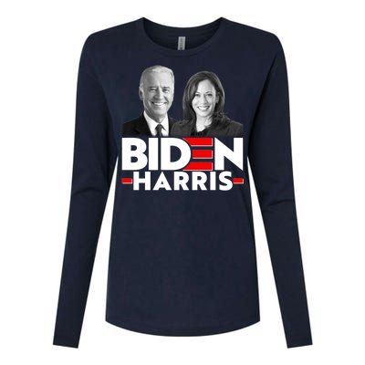 Joe Biden Kamala Harris Portraits 2020  Womens Cotton Relaxed Long Sleeve T-Shirt