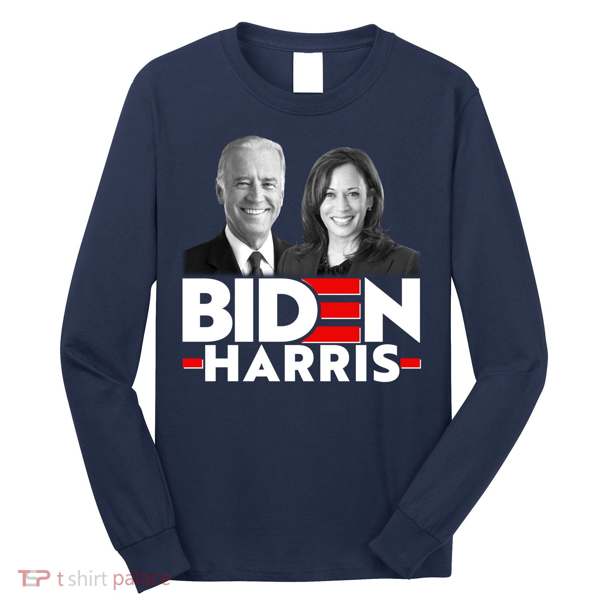 Joe Biden Kamala Harris Portraits 2020  Long Sleeve Shirt