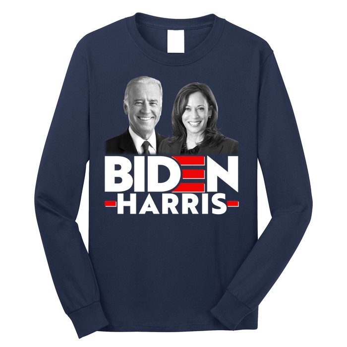 Joe Biden Kamala Harris Portraits 2020  Long Sleeve Shirt