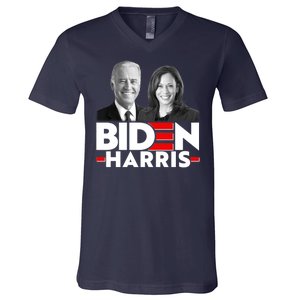 Joe Biden Kamala Harris Portraits 2020  V-Neck T-Shirt