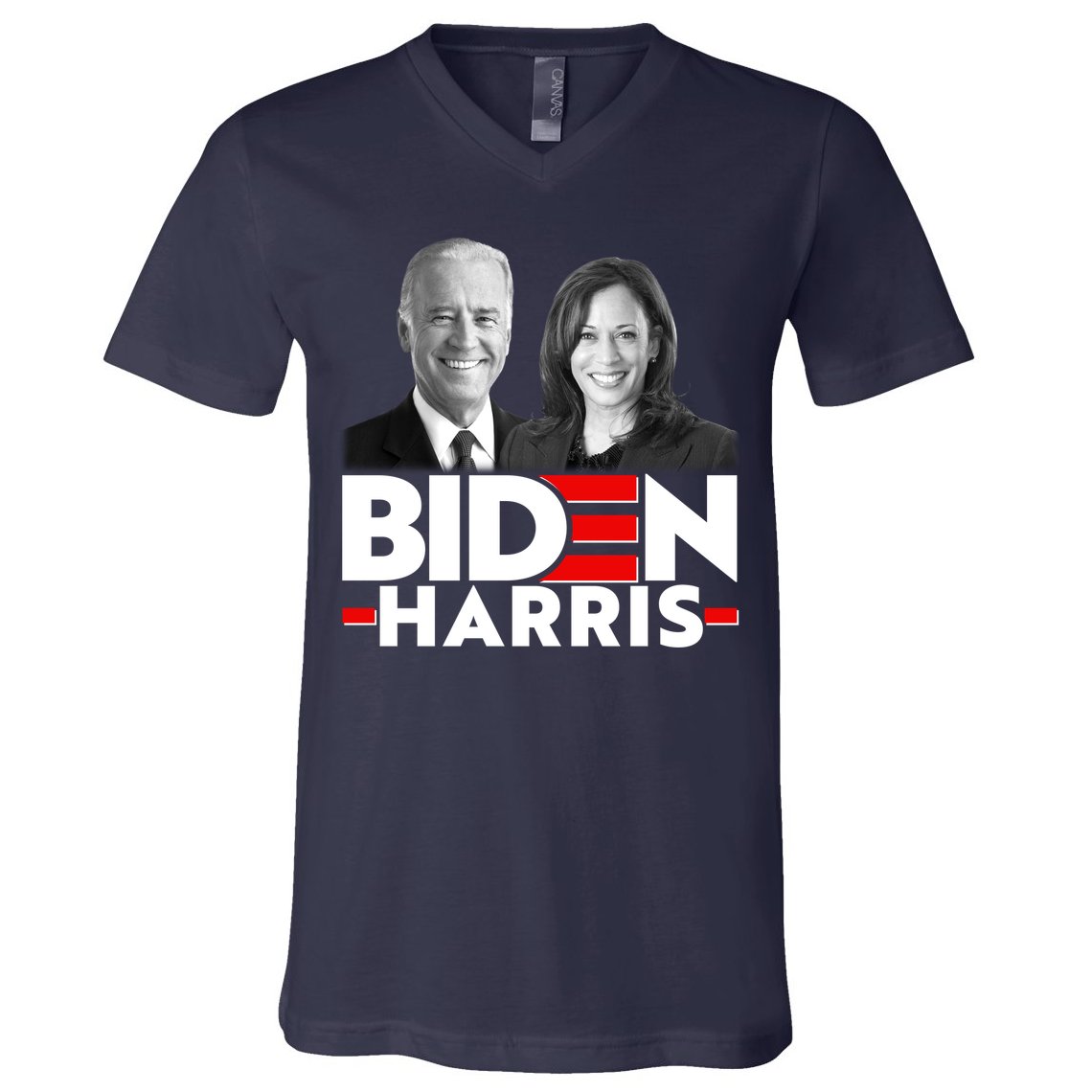 Joe Biden Kamala Harris Portraits 2020  V-Neck T-Shirt