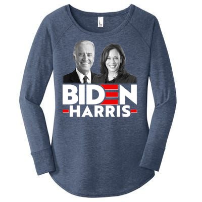 Joe Biden Kamala Harris Portraits 2020  Women's Perfect Tri Tunic Long Sleeve Shirt